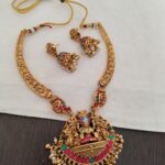 meenakari design with Hand painted jewellery
