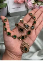 AD GREEN STONE Necklace - Image 3