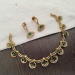 emerald-green and gold set